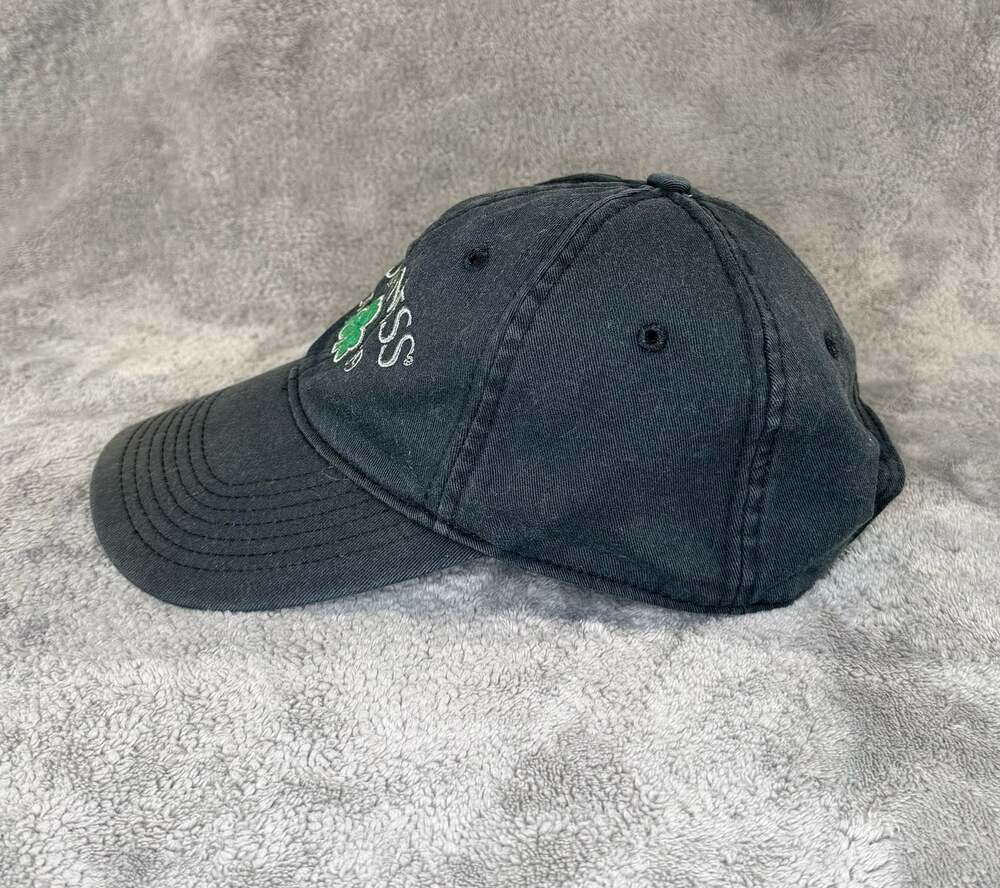 Guinness 1759 Shamrock Logo Embroidered Black Baseball Cap - Picture 4 of 8